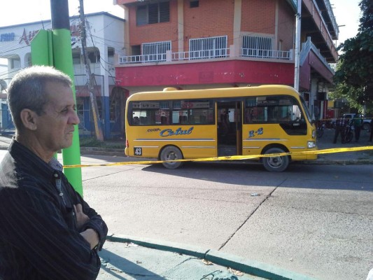Matan a pasajero dentro de rapidito en San Pedro Sula