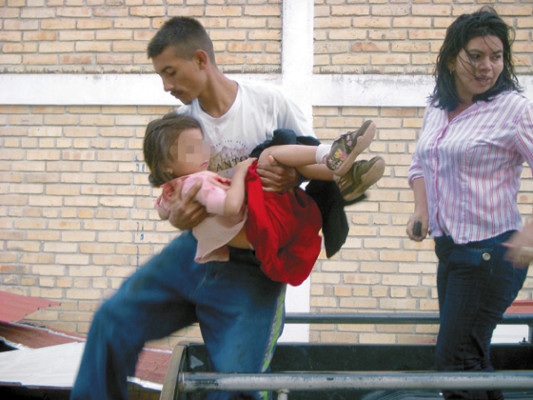 Emboscada una familia en La Entrada Copán