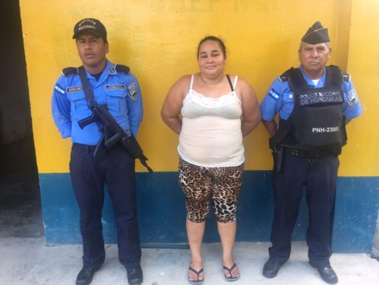 Detienen a una supuesta extorsionadora en Choloma, Cortés&nbsp;&nbsp;