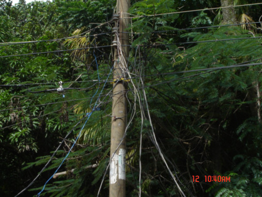 Enee pierde L300 millones al mes por robo de energía en el norte de Honduras