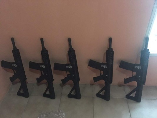 Hallan armas en vivienda de colonia Altamira de San Pedro Sula