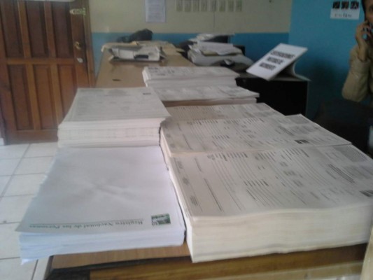 Cierran el registro de las personas en La Ceiba