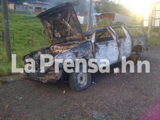 Honduras: Pobladores queman una patrulla en Intibucá