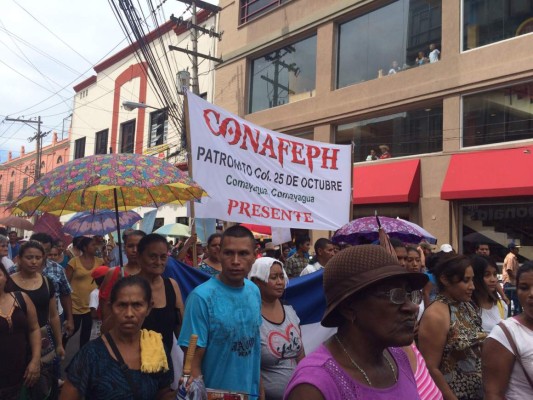 La protesta de los pobladores llegó hasta el centro sampedrano.