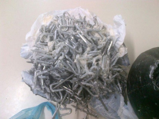 Detienen a mareros hondureños que fabrican sus propias bombas