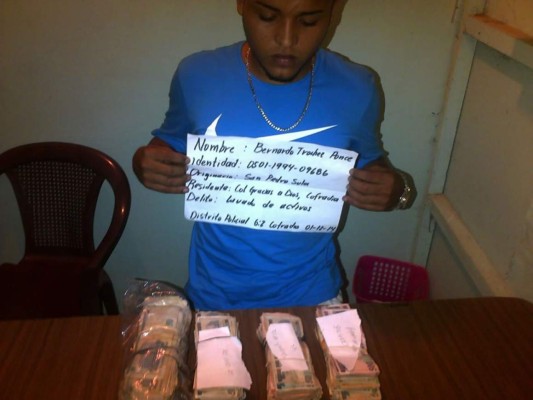 Capturan a supuesto extorsionador con L162,000 en Cofradía