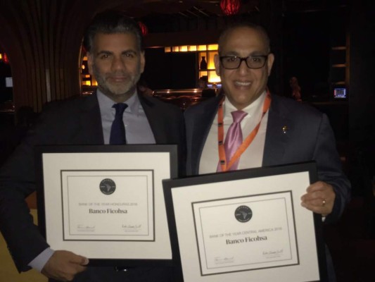 Premian a Ficohsa como Banco del año en Centroamérica
