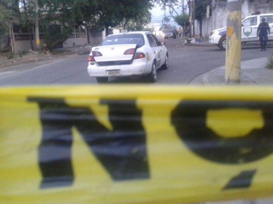 Pasajera mata a balazos a taxista en San Pedro Sula