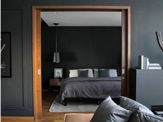 Minimalismo en negro para decorar