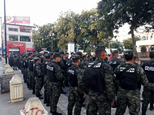 Navidad segura vigila mercados, centro y zona comercial de San Pedro Sula