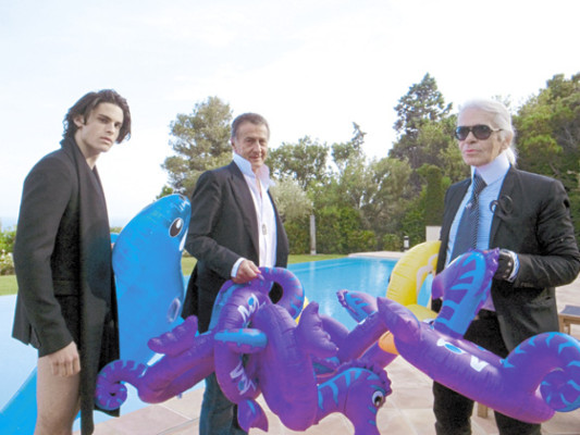 La inspiración de Karl Lagerfeld: Giabiconi