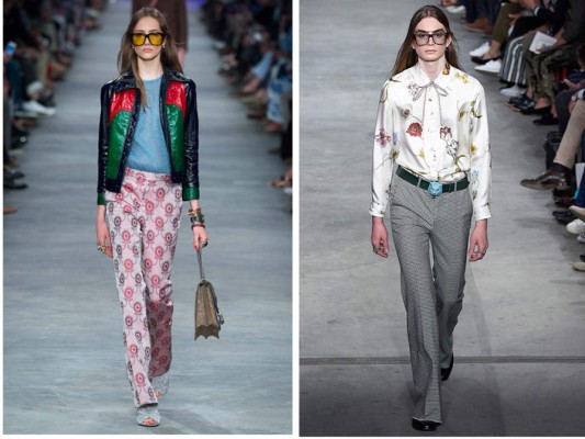 Vibrantes pasarelas en Milán