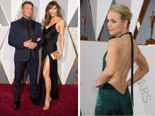 Escotes de espalda, busto y pierna, lo mejor del Óscar