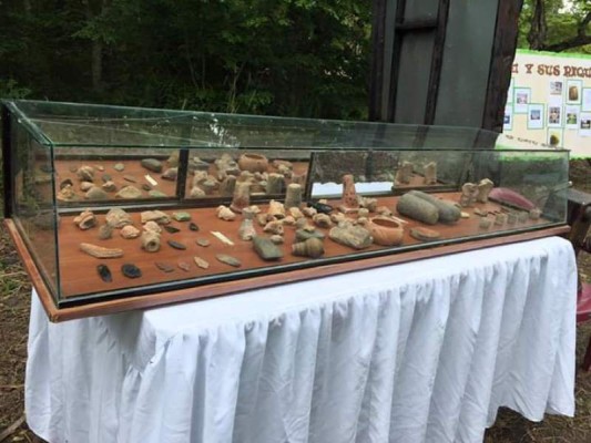PIEZAS ENCONTRADAS: Varias son las piezas arqueológicas halladas en la zona que forman parte de colecciones privadas. Sus pobladores solicitan la creación de un museo para donarlas.