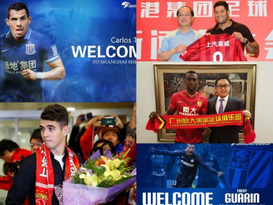 La razón por la que China está fichando a estrellas del fútbol