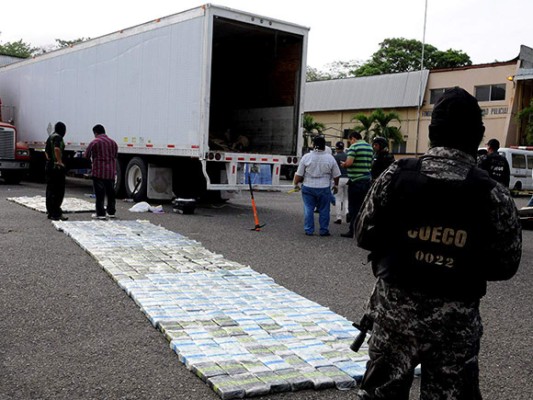 Golpes al narcotráfico, principal logro en Honduras