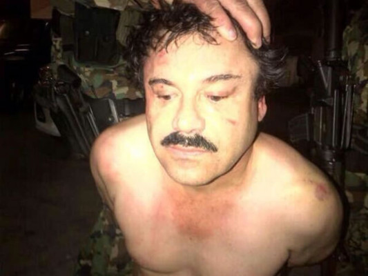 Divulgan fotografía de la detención del 'Chapo Guzmán'