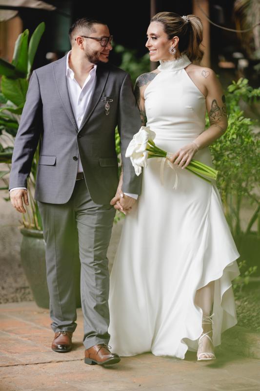 Samira Mendoza y Julio Rodríguez se unen en amor y legalidad