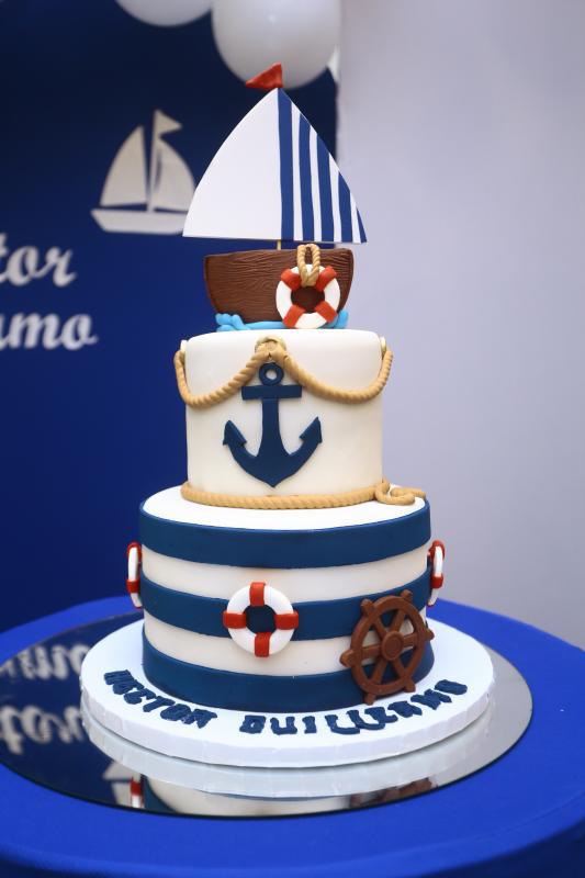 El pastel fue obra de la pastelera Jenny Jordan.