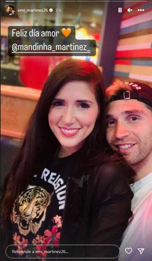 El ‘Dibu’ Martínez también dejó un mensaje en el día de los enamorados.