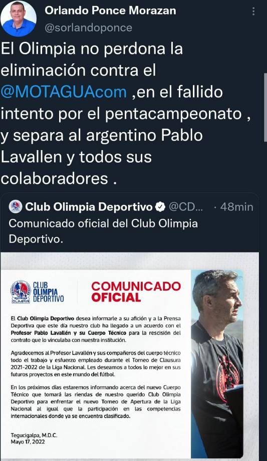 ¿Piden a Troglio? Explotan las redes sociales tras el despido de Pablo Lavallén como DT de Olimpia