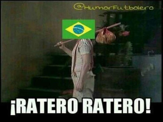 Marcelo y el árbtiro, las víctimas del partido Brasil-Croacia