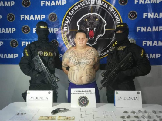 Cae fundador de la MS-13 con drogas y notas extorsivas en La Lima, Cortés