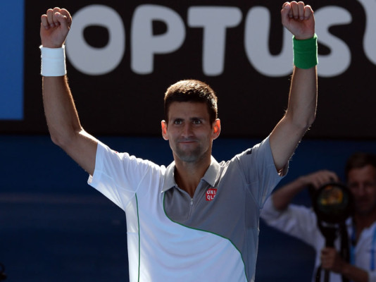Djokovic aplastó a Fognini y pasó a cuartos del Abierto de Australia