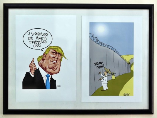 Los desmanes de Trump, fuente de inspiración para el humor gráfico cubano