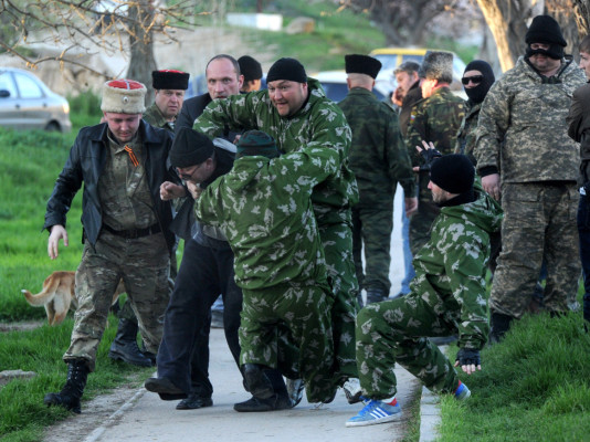 Marina ucraniana abandona poco a poco Crimea