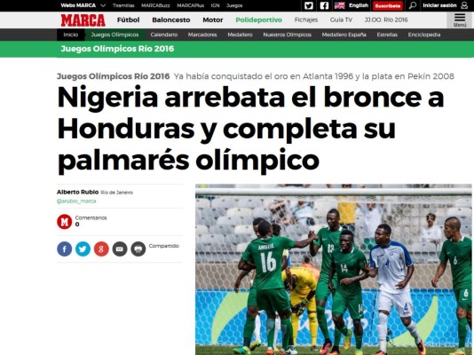 Marca: Honduras no merecía irse con tan mal sabor de boca
