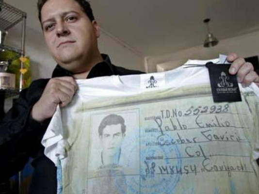 Niegan registro de la marca 'Pablo Escobar' a viuda e hijos del capo