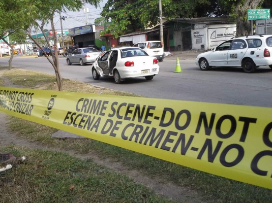 Lo ultiman dentro de taxi tras salir del presidio de San Pedro Sula