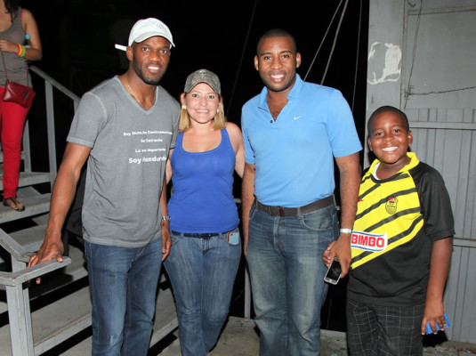 David Suazo estuvo en el Morazán