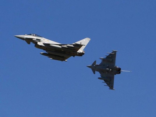 Un caza español dispara accidentalmente un misil en Estonia