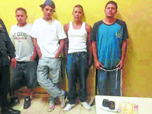 Por extorsión caen nueve pandilleros