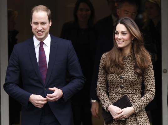 William y Kate apasionados al cine