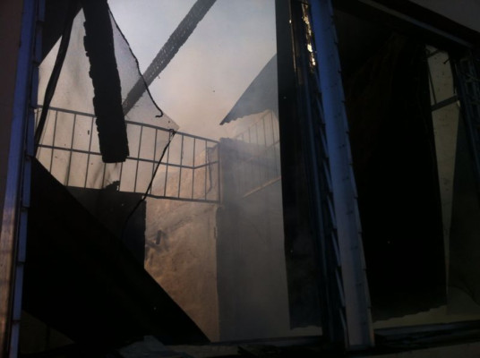 Incendian edificio de la alcaldía de Chinda, Santa Bárbara