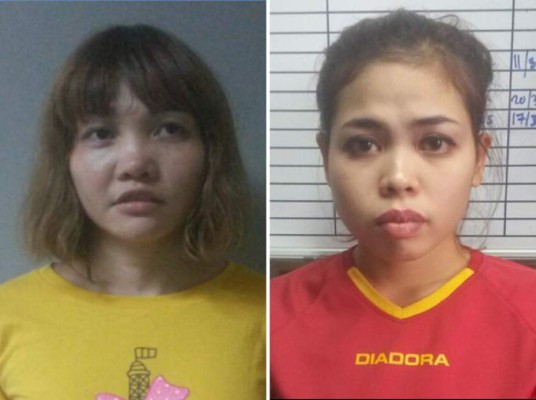 Acusan de asesinato a las dos mujeres que atacaron a Jong-nam