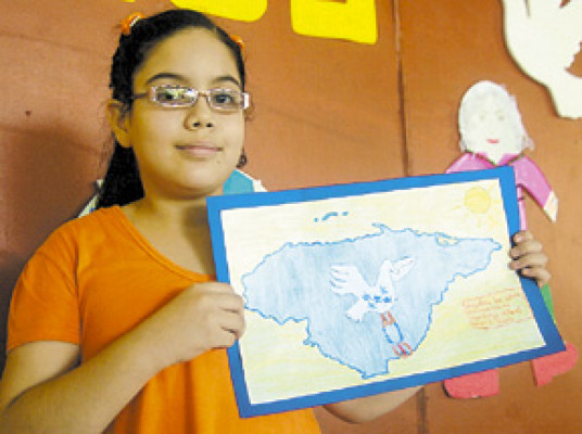 'Los niños queremos vivir felices y en paz”