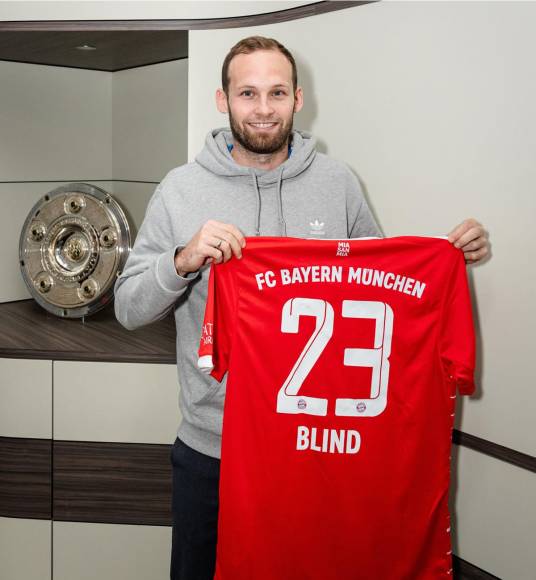 El Bayern Múnich ha cerrado el fichaje de Daley Blind, de 32 años, hasta el final de la temporada actual. Blind, internacional con Países Bajos, se formó en los escalafones inferiores del Ajax de Ámsterdam, equipo desde el que llega a Alemania. Entre 2014 y 2018 defendiendo los colores del Manchester United.