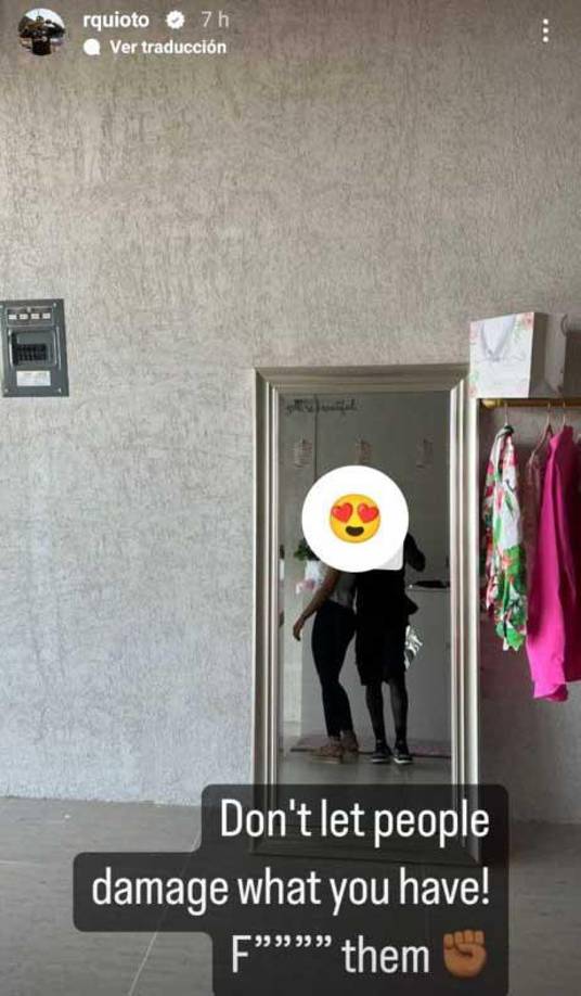 <b>Romell Quioto compartió en su cuenta oficial de Instagram esta fotografía al lado de su nuevo amor.</b>