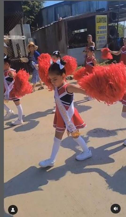 La pequeña había salido en el cuadro de excelencia académica este año.