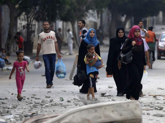 Los rostros del dolor en la Franja de Gaza; Niños los más afectados