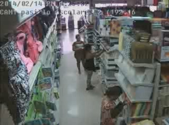 Video capta a mujeres robando en tienda de útiles de El Progreso
