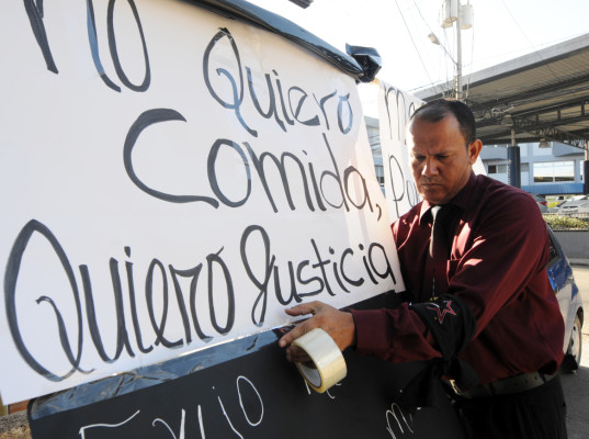 Candidato de Libre se declara en huelga de hambre en Tegucigalpa