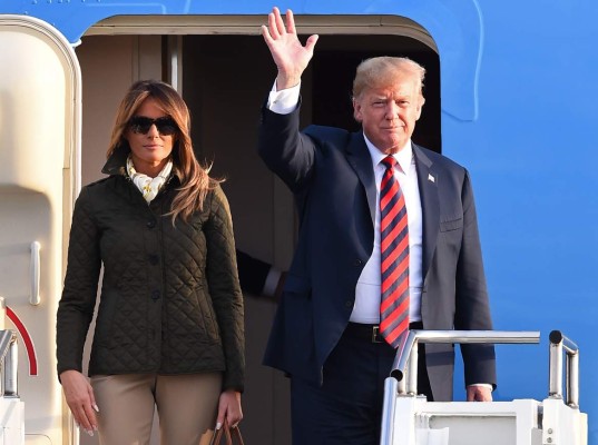 Trump visita Escocia, una región con la que mantiene una turbulenta relación