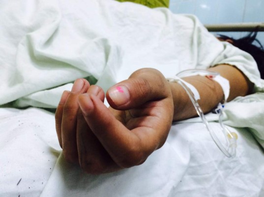 Cuatro heridos en Tegucigalpa al explotar tanque de gas de un taxi