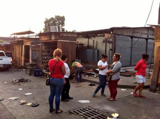 Desalojan a vendedores del barrio Concepción en San Pedro Sula