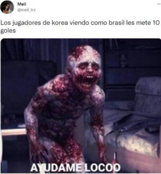 Memes: Así se burlaron de la goleada de Brasil a Corea del Sur